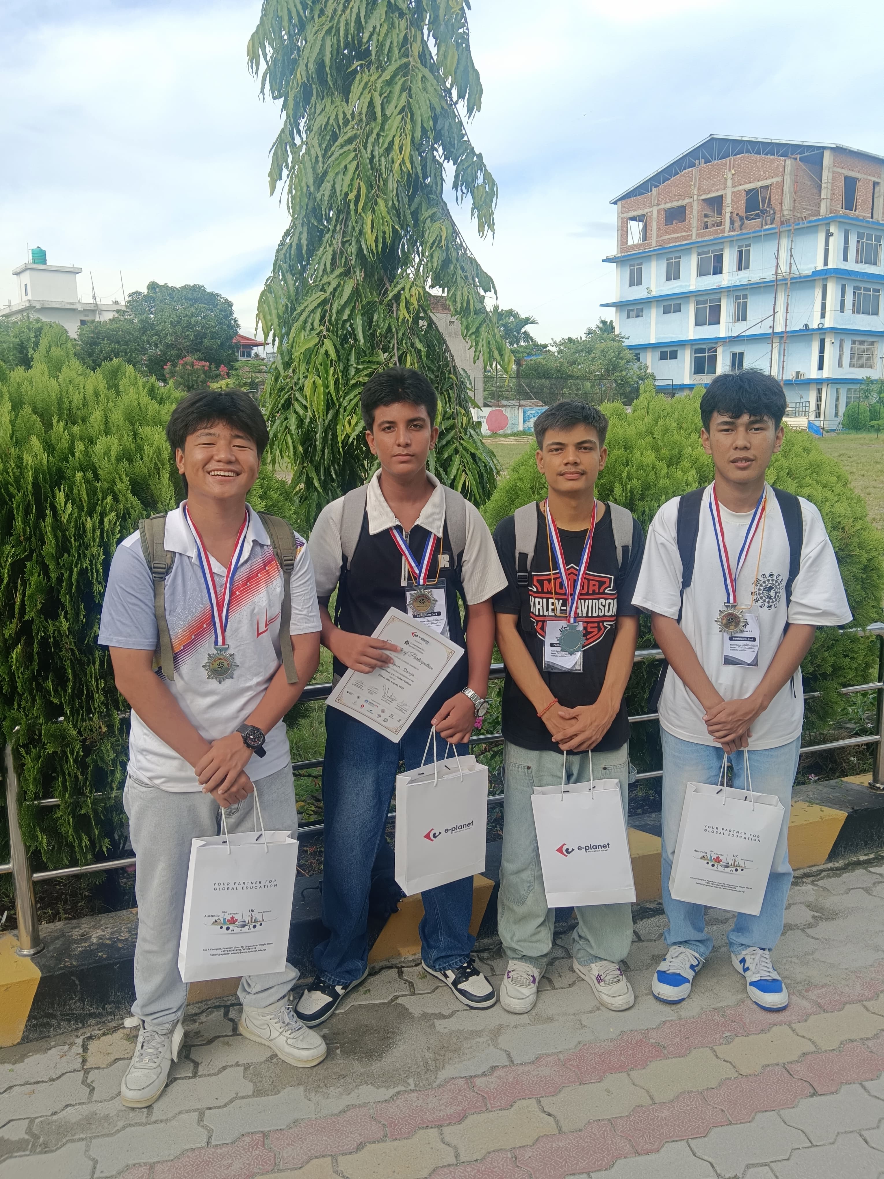 Group photo of Team Godawari